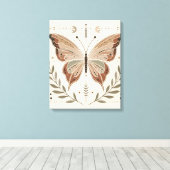 Elegante Butterfly Leinwand Kunst, Dichtung und Mu (Insitu (Holzboden))