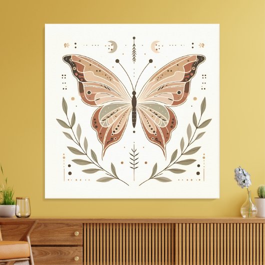 Elegante Butterfly Leinwand Kunst, Dichtung und Mu (Insitu (Wohnzimmer))
