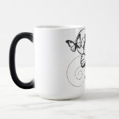 Elegante Butterfly-Tasse Verwandlungstasse (Links)