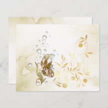 Elegante Butterfly und Pearl Fantasy-Papierblätter