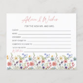 Elegante Butterfly Wildblume Beratung und Wünsche (Vorderseite)