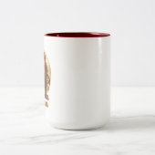 elegante Café-Tasse Zweifarbige Tasse (Mittel)