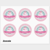 Elegante Cake Box Stickers (Blatt)