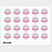 Elegante Cake Box Stickers (Blatt)