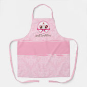 Elegante Cake Pops und Damask Schürze (Vorderseite)