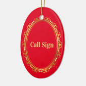 Elegante Call Signature Weihnachtsschmuck (Links)