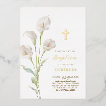 elegante Calla-Lilien-Blumen Taufe