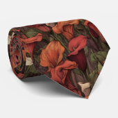 Elegante Calla-Lilien-Blumen zum Vatertag Krawatte (Gerollt)