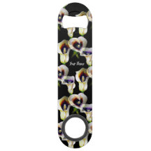 Elegante Calla Lilies on Deep Black Watercolor Pat