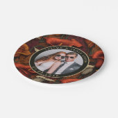 Elegante Calle Lilies Teller zum Brautparty (Schrägansicht)