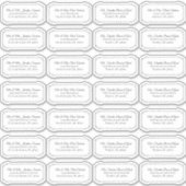 Elegante Calligrafy Guest List Mailing Labels (Vorderseite)