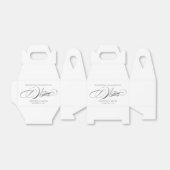 Elegante Calligrafy Wedding Geschenkschachtel (Ungefaltet)