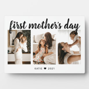 Elegante Calligraphie 3 Foto Muttertagsgebet Fotoplatte