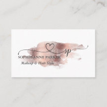 Elegante Calligraphie Gold Beruflich Monogram