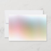 Elegante Calligraphie Monogram farbenfrohe Vorlage (Rückseite)