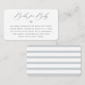 Elegante Calligraphy Book Request Enclosure Card Platzkarte (Vorne/Hinten)