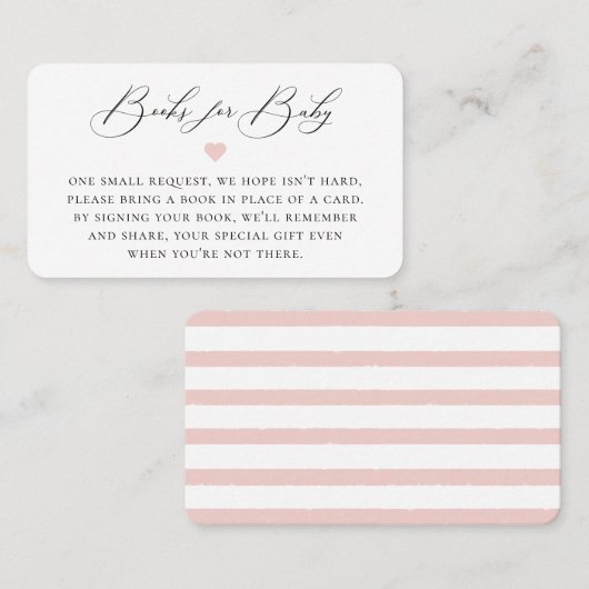 Elegante Calligraphy Book Request Enclosure Card Platzkarte (Vorne/Hinten)