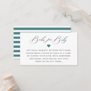 Elegante Calligraphy Book Request Enclosure Card Platzkarte