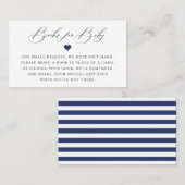 Elegante Calligraphy Book Request Enclosure Card Platzkarte (Vorne/Hinten)