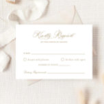 Elegante Calligraphy Script Wedding RSVP Card Einladung<br><div class="desc">Elegantes Kalligrafisches Skript Hochzeit RSVP Karte. Traditionelle Hochzeitsvorlage. Romantische Hochzeitskarte</div>