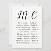 Elegante Calligraphy Wedding Guest by Last by Last Einladung (Vorderseite)