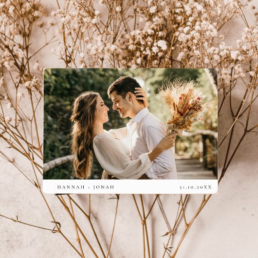 Elegante Calligraphy Wedding Response Card UAWG Postkarte