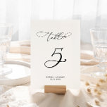 Elegante Calligraphy Wedding Tischnummer 5<br><div class="desc">*** Bitte geben Sie H064 in den Shop-Suche ein, um alle passenden Artikel zu finden *** Oder besuchen Sie unsere Elegant Calligraphy Collection. *** Dieses hochwertige Design ist einfach zu anpassen, um Ihre Hochzeitsfarben, Stile und Thema. Für weitere Anpassungen klicken Sie bitte auf den Link "Edit using Design Tool" und...</div>