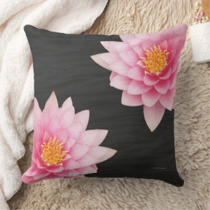 Elegante Calming Floating Pink Lotus Blume Kissen