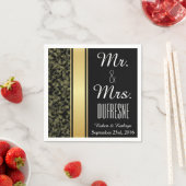 Elegante Camouflage Wedding Serviette (Beispiel)