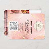 Elegante Candle Business Card | 4 Saisons.Abend Einladung (Vorne/Hinten)