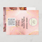 Elegante Candle Business Card | 4 Saisons.Abend Postkarte (Vorne/Hinten)