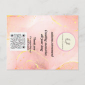 Elegante Candle Business Card | 4 Saisons.Abend Postkarte (Vorderseite)