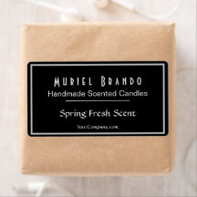 Elegante Candle Company V2 Candle Jar Label