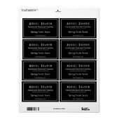 Elegante Candle Company V2 Candle Jar Label (Vorne)