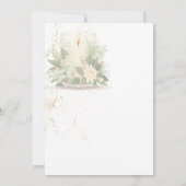 Elegante Candle Sympathy Card zum Muttertag (Rückseite)