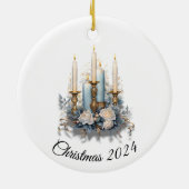 Elegante Candlelight-Dekoration - individuell Keramik Ornament (Hinten)