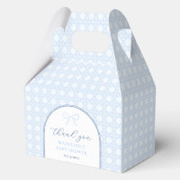 Elegante Cane Blue und White Baby Boy Dusche