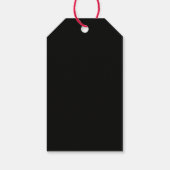 Elegante Cape Cod Karte Hochzeit Geschenkanhänger (Rückseite)
