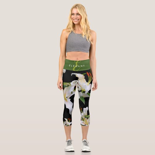 Elegante Casablanca Capri Leggings (Vorderseite)