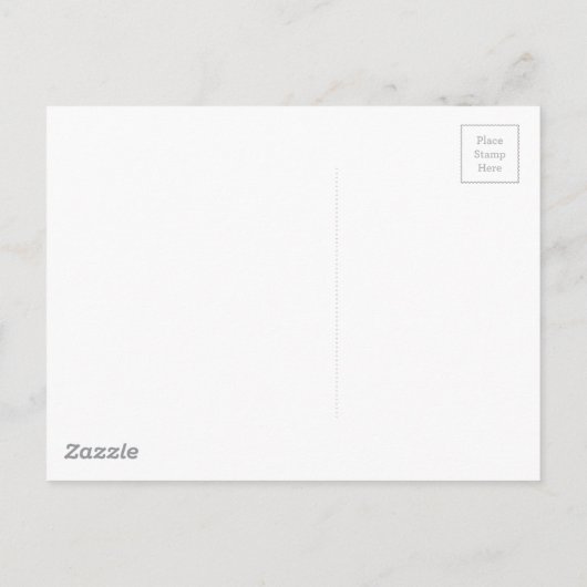 Elegante Casablanca Postkarte (Rückseite)