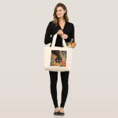 Elegante Cat Tote Bag Jumbo Stoffbeutel (Vorderseite (Model))