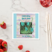 Elegante Celebration Personalisiert Paper Napkins Serviette (Beispiel)