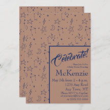 Elegante Celestial Constellations Babydusche