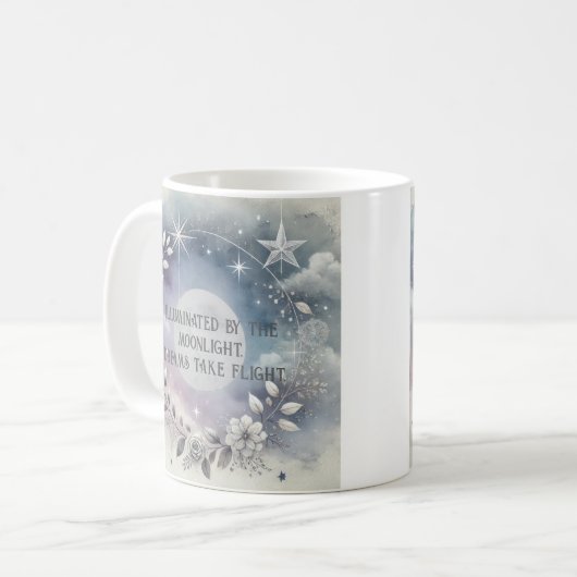 Elegante Celestial Moon Tasse (Vorderseite Links)