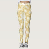 Elegante Champagne Bubbles Leggings (Vorderseite)