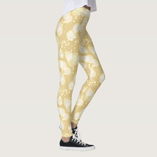 Elegante Champagne Bubbles Leggings (Rechts)
