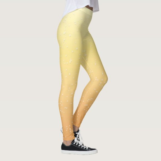 Elegante Champagne Bubbles Leggings (Rechts)