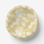 Elegante Champagne Bubbles Paper Teller (Vorderseite)