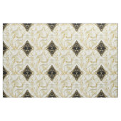 Elegante Champane Silk & Gold abstrakte Blume Stoff (Fat Quarter (45,7 x 55,9 cm))