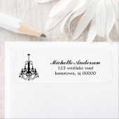 Elegante Chandelier Address Labels (Insitu)